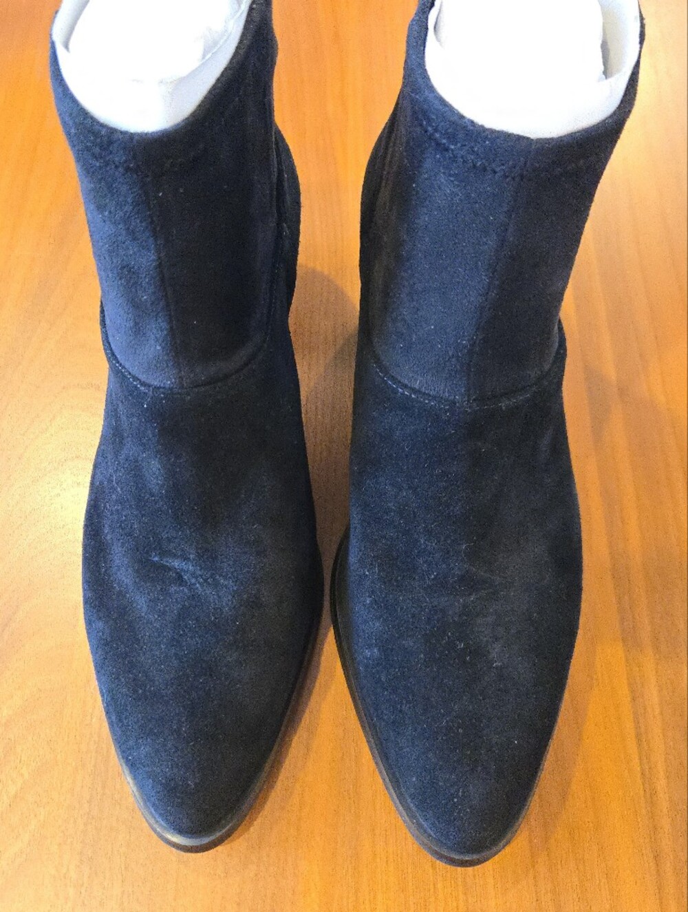 NWT! Nannah Sole Society Black Suede Pointed Toe Ankle Boots 7.5